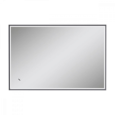 Зеркало EQUIL Smile LED 100 серый муар 400_400_2891119